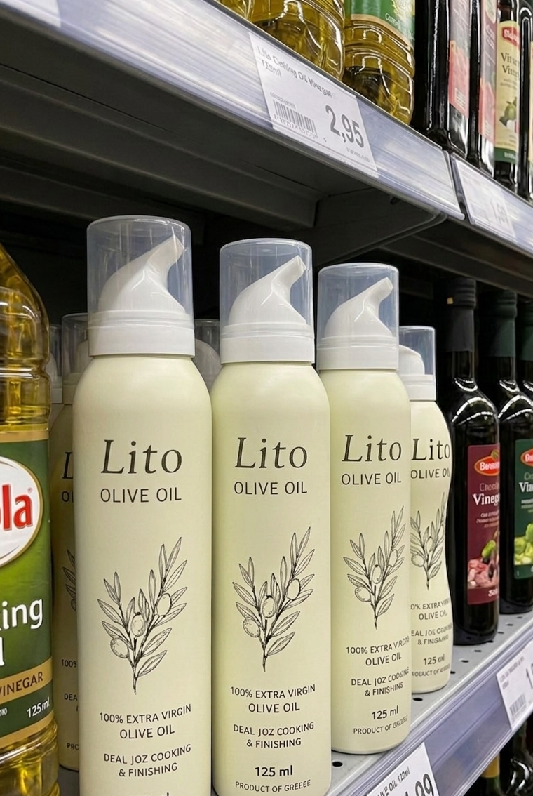 Lιτο virgin olive oil spray - Cooking spray (125ml)